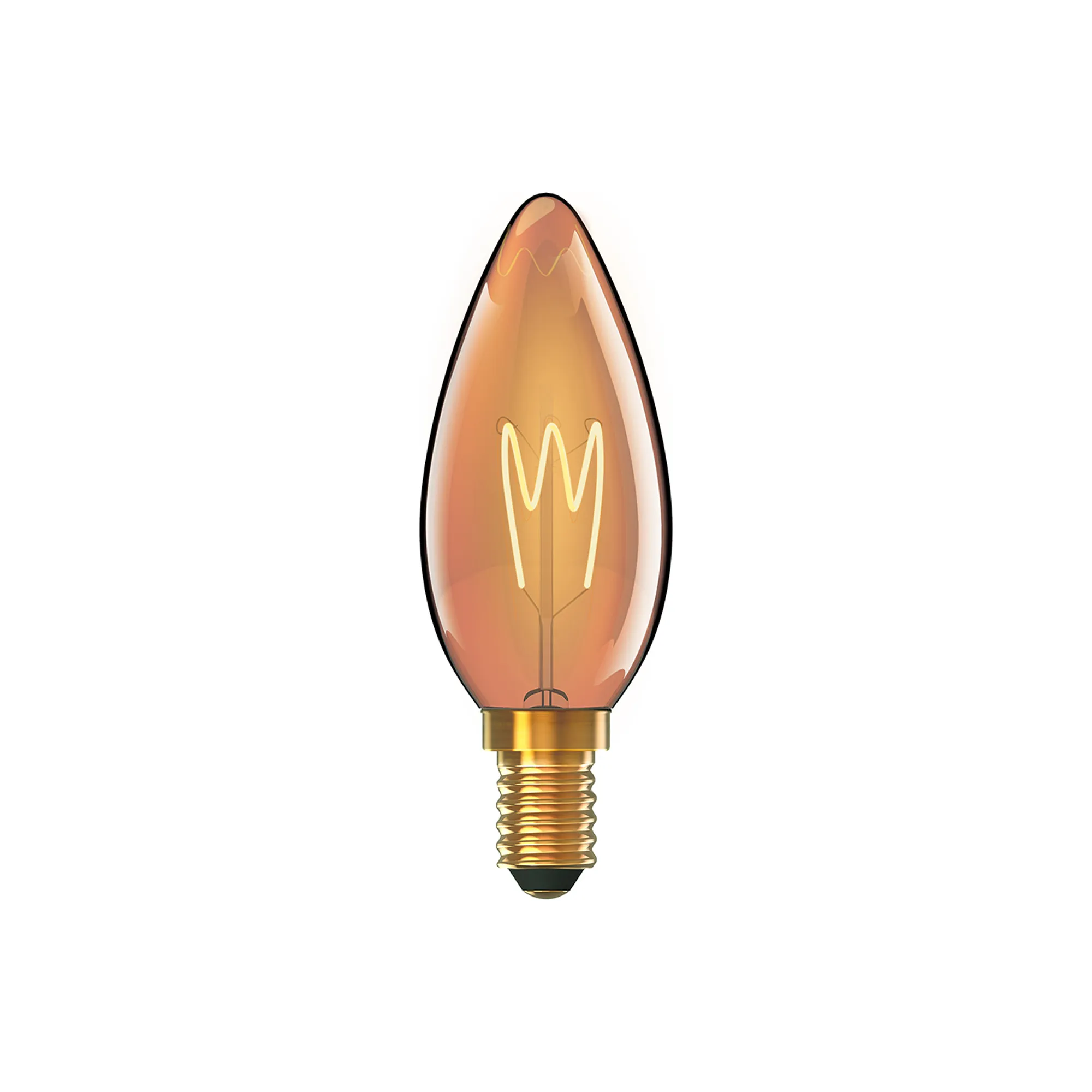 703111023  Classic Deco LED Candle/W E14 2W 1800K 100lm